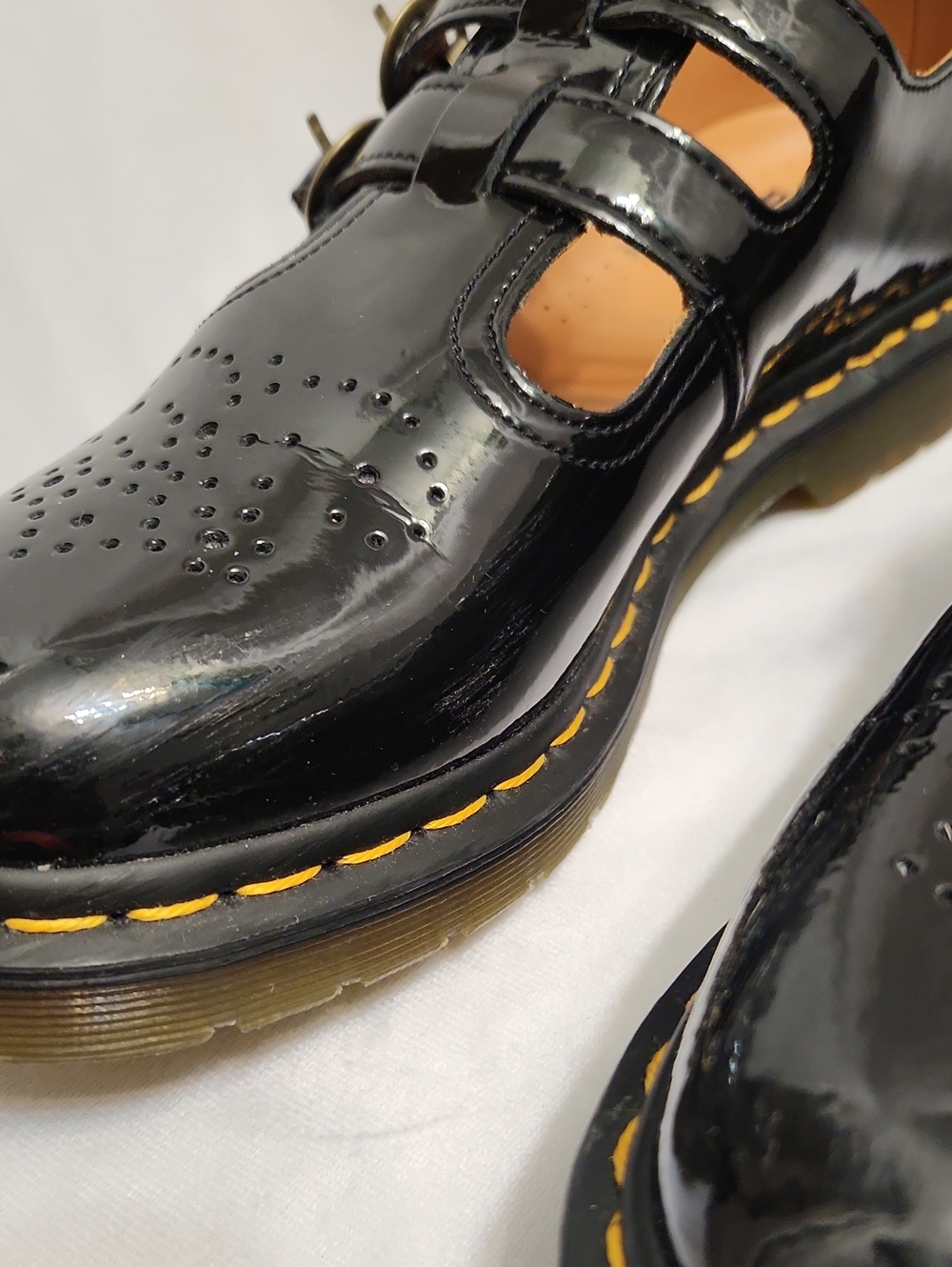 Dr. Martens 8065 Patent Leather Mary Jane Shoes - Black - Picture 10 of 11